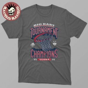 UConn Huskies Women’s Basketball 2026 Big East Tournament Champions Locker Room T-Shirt