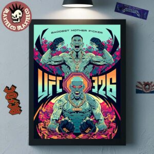 UFC 326 Holloway VS Oliveira 2 On March 7 2026 At T-Mobile Arena Home Decor Poster Canvas