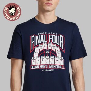 Uconn Huskies Men’s Basketball 2026 NCAA Final Four Jersey Madness T-Shirt