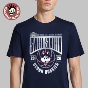 Uconn Huskies Men’s Basketball 2026 NCAA March Madness Sweet 16 T-Shirt