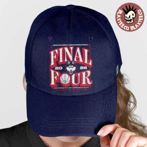 Uconn Huskies Men’s Basketball 2026 NCAA Tournament Final Four Indiana Bound Navy Cap Hat Snapback