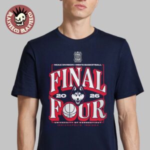 Uconn Huskies Men’s Basketball 2026 NCAA Tournament Final Four Indiana Bound T-Shirt