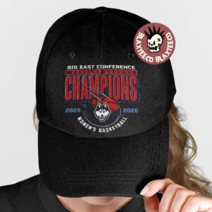 Uconn Huskies Women’s Basketball 2025 2026 Big East Conference Regular Season Champions Classic Cap Hat Snapback