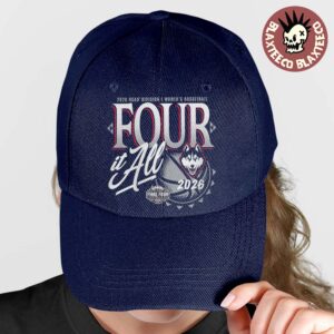 Uconn Huskies Women’s Basketball 2026 NCAA Final Four Zone Move Four It All Navy Cap Hat Snapback