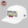 Venezuela Baseball New Era White 2026 World Baseball Classic Champions Locker Room Adjustable Hat Cap Snapback