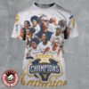 UCLA Bruins Women’s Basketball Back To Back Big 10 Tournament Champions All Over Print Shirt