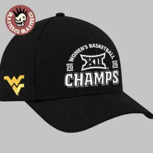WVU West Virginia Mountaineers Women’s Basketball 2026 Big 12 Tournament Champs Cap Hat Snapback