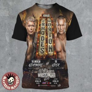 WWE Wrestlemania 42 Vegas 2026 Main Event Match Cody Rhodes Vs Randy Orton For The Undisputed WWE Championship All Over Print Shirt