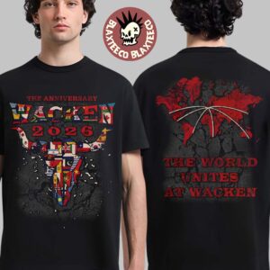 Wacken Open Air 2026 Festival The Anniversary Merch World Unites T-Shirt