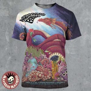 Widespread Panic St Augustine Florida 2026 X Conscious Alliance Event Poster At St Augustine Amphitheatre On March 20-22 2026 Sea Dragon Art All Over Print Shirt