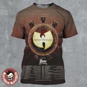 Wu-Tang Clan Forever The Final Chamber 2026 North America Tour City Dates All Over Print Shirt