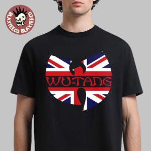 Wu-Tang Clan UK 2026 Merch Tee In London And Manchester Flag Logo T-Shirt