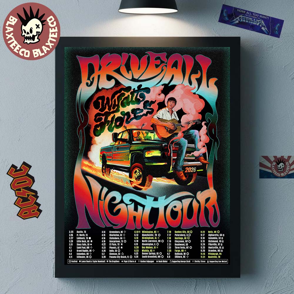 Wyatt Flores Drive All Night Tour 2026 North America Schedule Dates Home Decor Poster Canvas Wyatt Flores Drive All Night Tour 2026 North America Schedule Dates Home Decor Poster Canvas