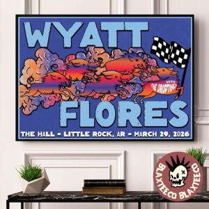 Wyatt Flores Little Rock Arizona 2026 Venue Poster At The Hall On March 29 2026 Home Decor Poster Canvas