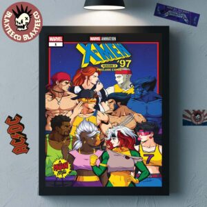 X-Men 97 Season 2 Prelude Comic Issue 1 A Mutant Milestone Comic Cover Home Decor Poster Canvas