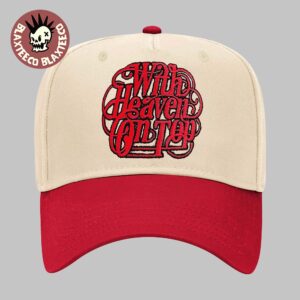 Zach Bryan With Heaven On Top 2026 Tour Merch Logo Red Cap Hat Snapback