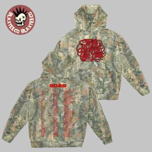 Zach Bryan With Heaven On Top Tour 2026 Merch Camo Hoodie