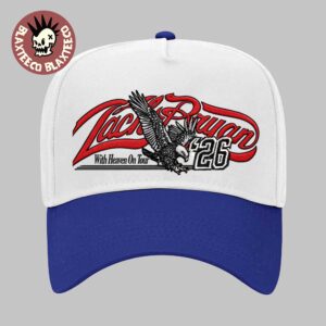 Zach Bryan With Heaven On Top Tour 2026 Merch Eagle Cap Hat Snapback