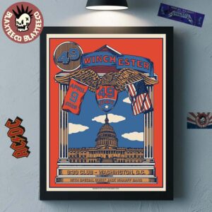 49 Winchester April 9 Day 2026 Venue Poster For Show In Washington DC At 930 Club Home Decor Poster Canvas