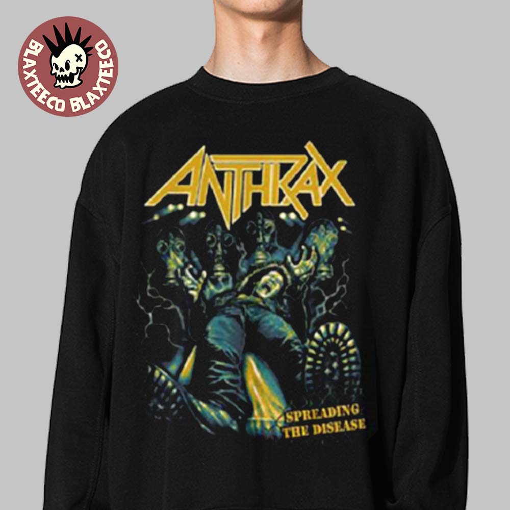 Anthrax Japan 2026 Tour Merch Electric Fence Longsleeve Tee Anthrax Japan 2026 Tour Merch Electric Fence Longsleeve Tee