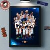 UCLA Bruins Women’s Basketball 2026 NCAA National Champions Go Bruins Home Decor Poster Canvas