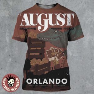 August Burns Red Lake Buena Vista Florida 2026 Venue Poster At The House Of Blues On April 16 2026 All Over Print Shirt