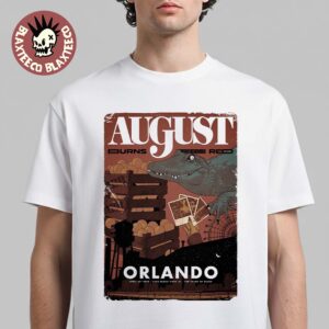 August Burns Red Lake Buena Vista Florida 2026 Venue Poster At The House Of Blues On April 16 2026 T-Shirt