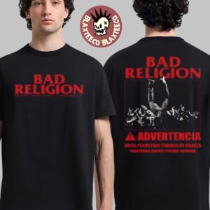 Bad Religion Latin America 2026 Tour Merch Advertencia T-Shirt