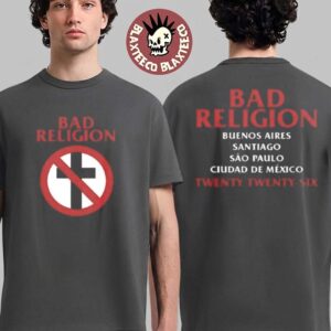 Bad Religion Latin America 2026 Tour Merch Cross Buster T-Shirt