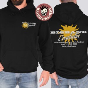 Big Bang Coachella 2026 Festival Exclusive Merch Live In Indio California On April 12 And 19 2026 The Sun Hoodie