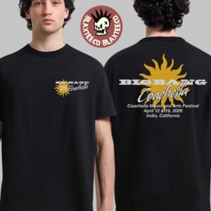 Big Bang Coachella 2026 Festival Exclusive Merch Live In Indio California On April 12 And 19 2026 The Sun T-Shirt Big Bang Coachella 2026 Festival Exclusive Merch Live In Indio California On April 12 And 19 2026 The Sun T-Shirt
