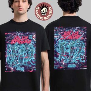 Billy Strings Savannah Georgia 2026 Night 1 And 2 Combined Venue Poster At Enmarket Arena On April 10 And 11 2026 Two Sided T-Shirt