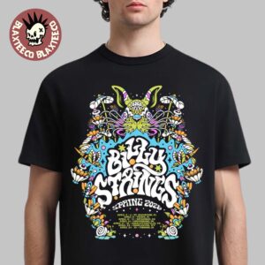 Billy Strings Spring 2026 Tour All Dates Poster Art By Tiffany Chin T-Shirt