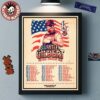 Brantley Gilbert The Real American Tour 2026 Schedule Dates Home Decor Poster Canvas