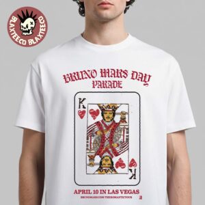 Bruno Mars Day Parade The Romantic Tour 2026 Las Vegas On April 10 2026 At MGM Resorts T-Shirt