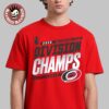 Carolina Hurricanes NHL 2025 2026 Metro Division Champions Sound The Siren T-Shirt