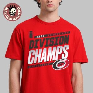 Carolina Hurricanes NHL 2025 2026 Metro Division Champions Locker Room T-Shirt