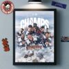 Colorado Avalanche NHL 2026 Central Division Champions Highest Point In The Central Division Home Decor Poster Canvas