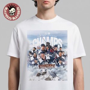 Colorado Avalanche NHL 2026 Central Division Champions Highest Point In The Central Division T-Shirt