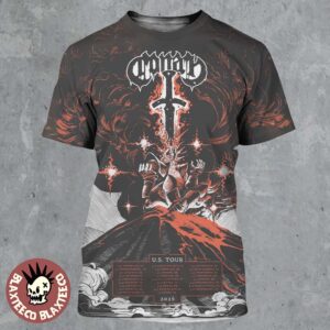 Conan Band US Tour 2026 Merch City Dates Poster All Over Print Shirt