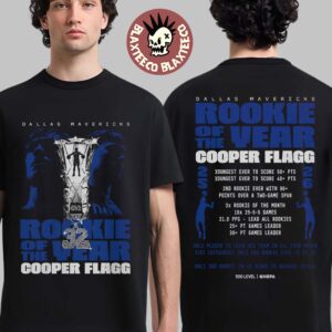 Cooper Flagg Dallas Mavericks Rookie Of The Year Chain T-Shirt