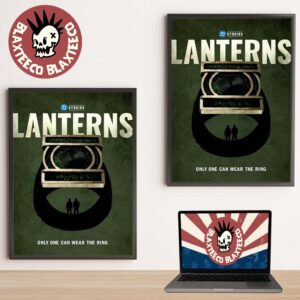 DC Studios Lanterns Series Only One Can Wear The Ring Home Decor Poster Canvas