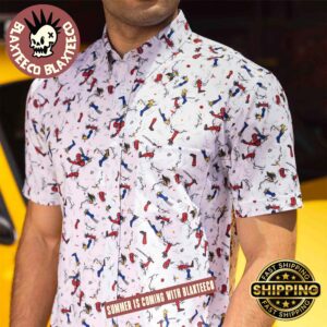 Deadpool And Wolverine RSVLTS This Is So Us Button Short Sleeve Hawaiian Shirt