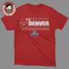 Denver Pioneers 2026 NCAA Frozen Four Men’s Ice Hockey National Champions Hockey Puck T-Shirt