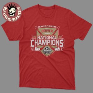 Denver Pioneers 2026 NCAA Frozen Four Men’s Ice Hockey National Champions Red T-Shirt
