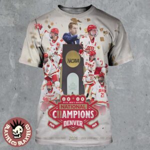 Denver Pioneers 2026 NCAA Men’s Hockey National Champions For The 11th Times All Over Print Shirt