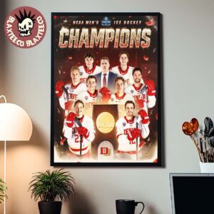 Denver Pioneers Defeating Wisconsin 2-1 Become 2026 NCAA Men’s Ice Hockey Champions Home Decor Poster Canvas