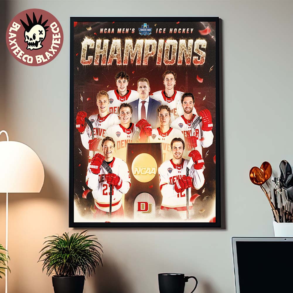 Denver Pioneers Defeating Wisconsin 2-1 Become 2026 NCAA Men's Ice Hockey Champions Home Decor Poster Canvas Denver Pioneers Defeating Wisconsin 2-1 Become 2026 NCAA Men's Ice Hockey Champions Home Decor Poster Canvas