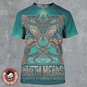 Dirty Heads Temple Arizona 2026 Exclusive Poster At Reggae Rise Up Arizona 26 On April 17 All Over Print Shirt