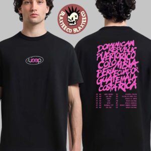 Ed Sheeran Loop Tour Exclusive Latin America 2026 Logo With Dates Back T-Shirt